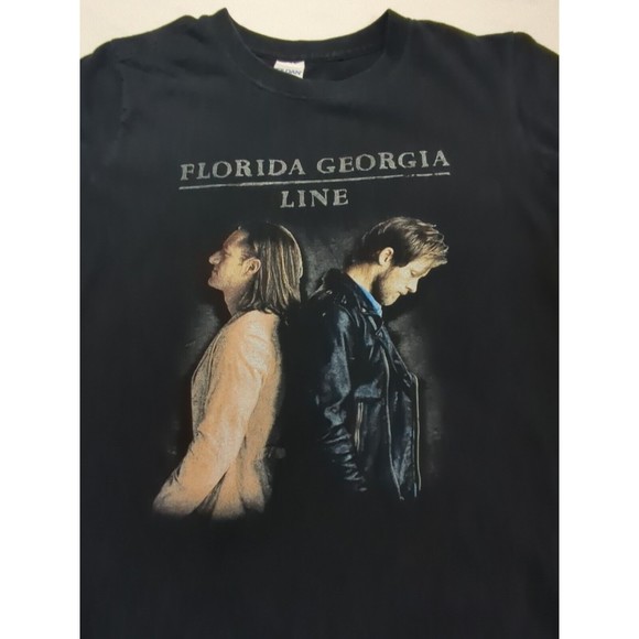 FLORIDA GEORGIA LINE Mens Sm 2017 FGL "Dig Your Roots Tour" Concert T-Shirt RARE - Picture 2 of 8